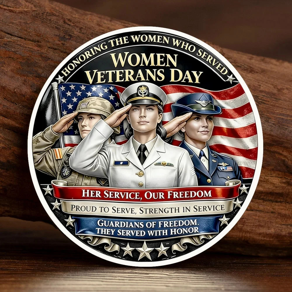 Women Veterans Day Coin Honoring Women Veterans Military Challenge Coin Gift