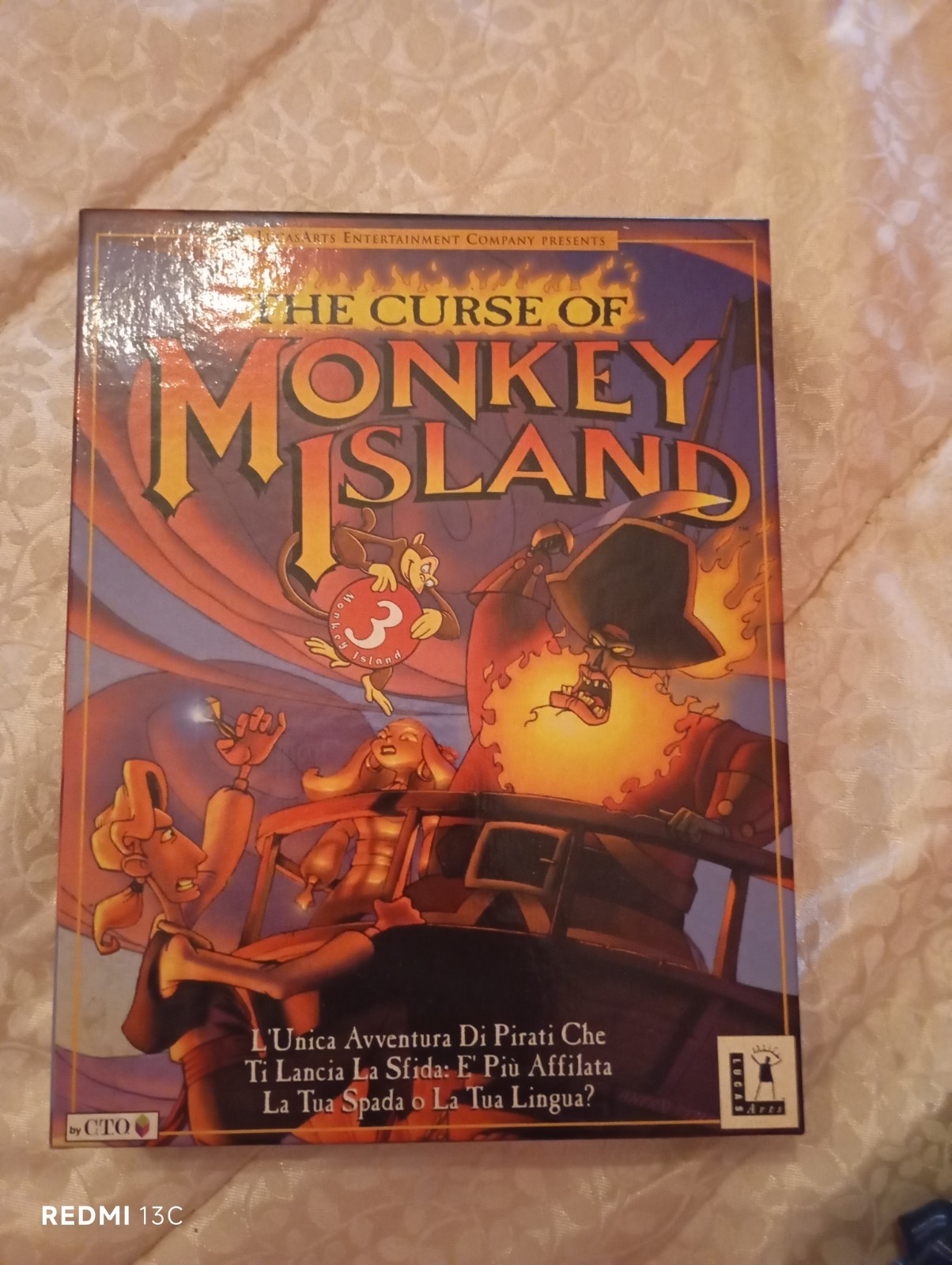THE CURSE OF MONKEY ISLAND 3 PC CD ROM ITA BIG BOX LUCASARTS 1997 