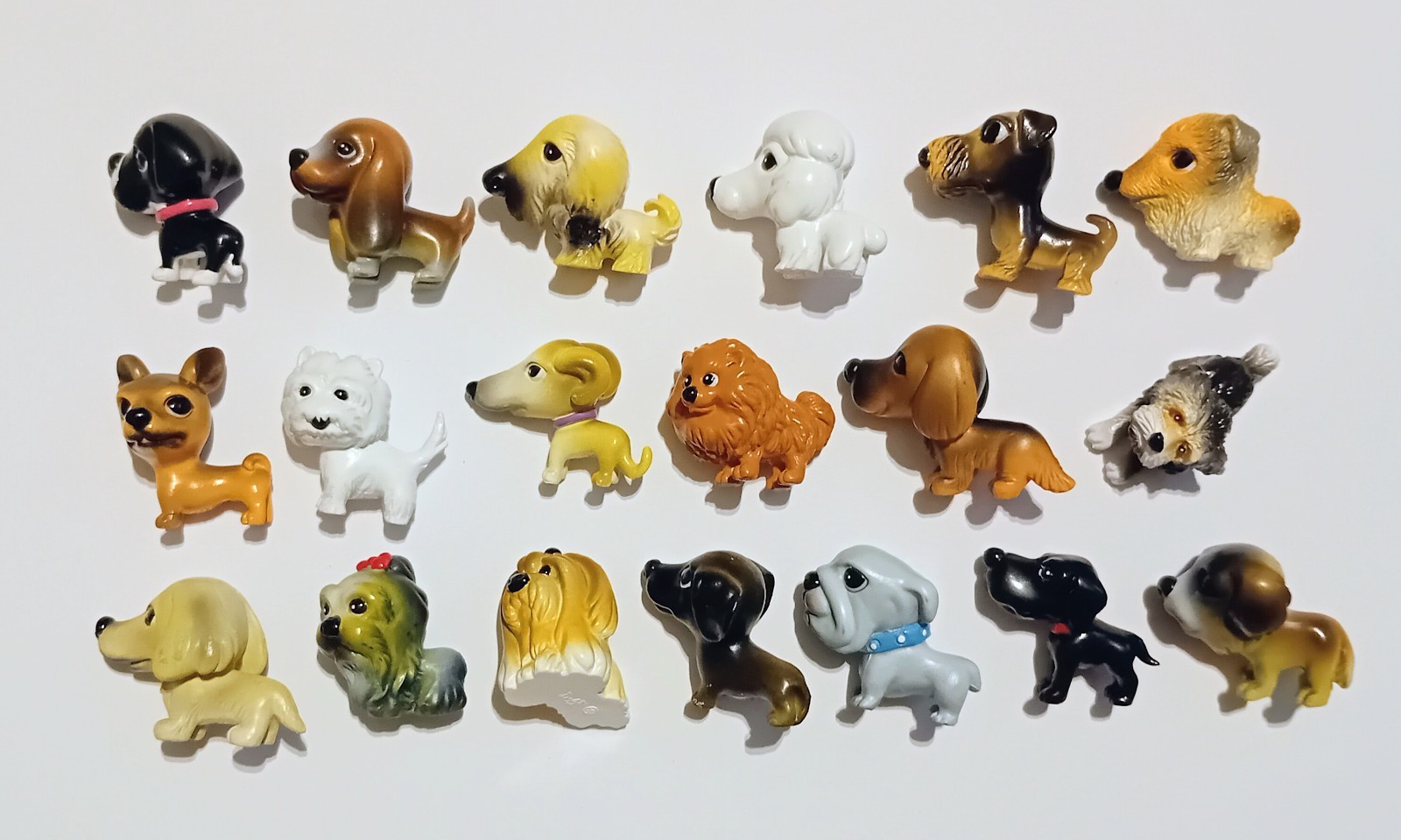 DOGS DOGZ RUBBER FIGURINES SET SIMBA GERMANY FIGURES COLLECTIBLES MINIATURES