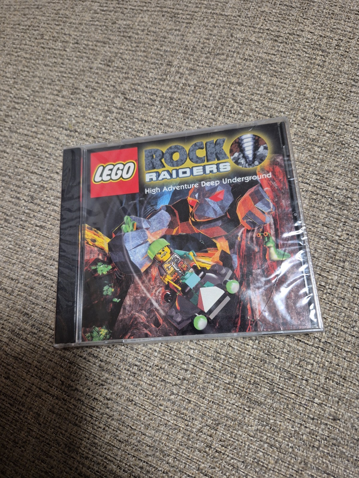 NEW SEALED LEGO Rock Raiders PC CD-ROM Game 1999 Factory Shrink *CRACK ON CASE*