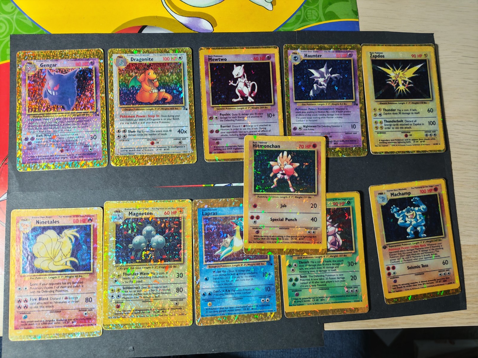 Vintage Pokémon Vending Machine Sticker PRISM HOLO Retro Rare 90's Bundle Gengar