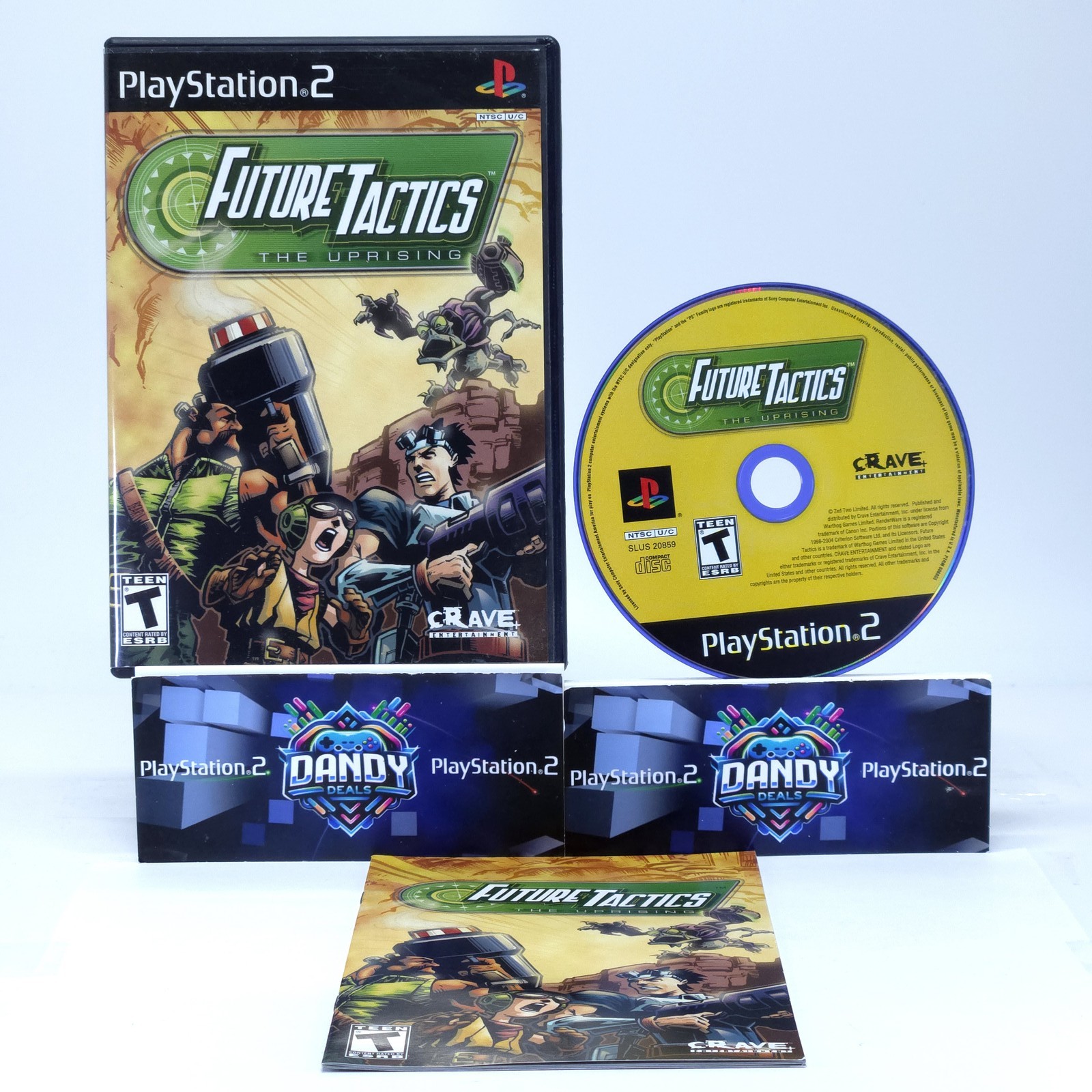 Future Tactics: The Uprising PS2 CIB W/ Manual - PlayStation 2