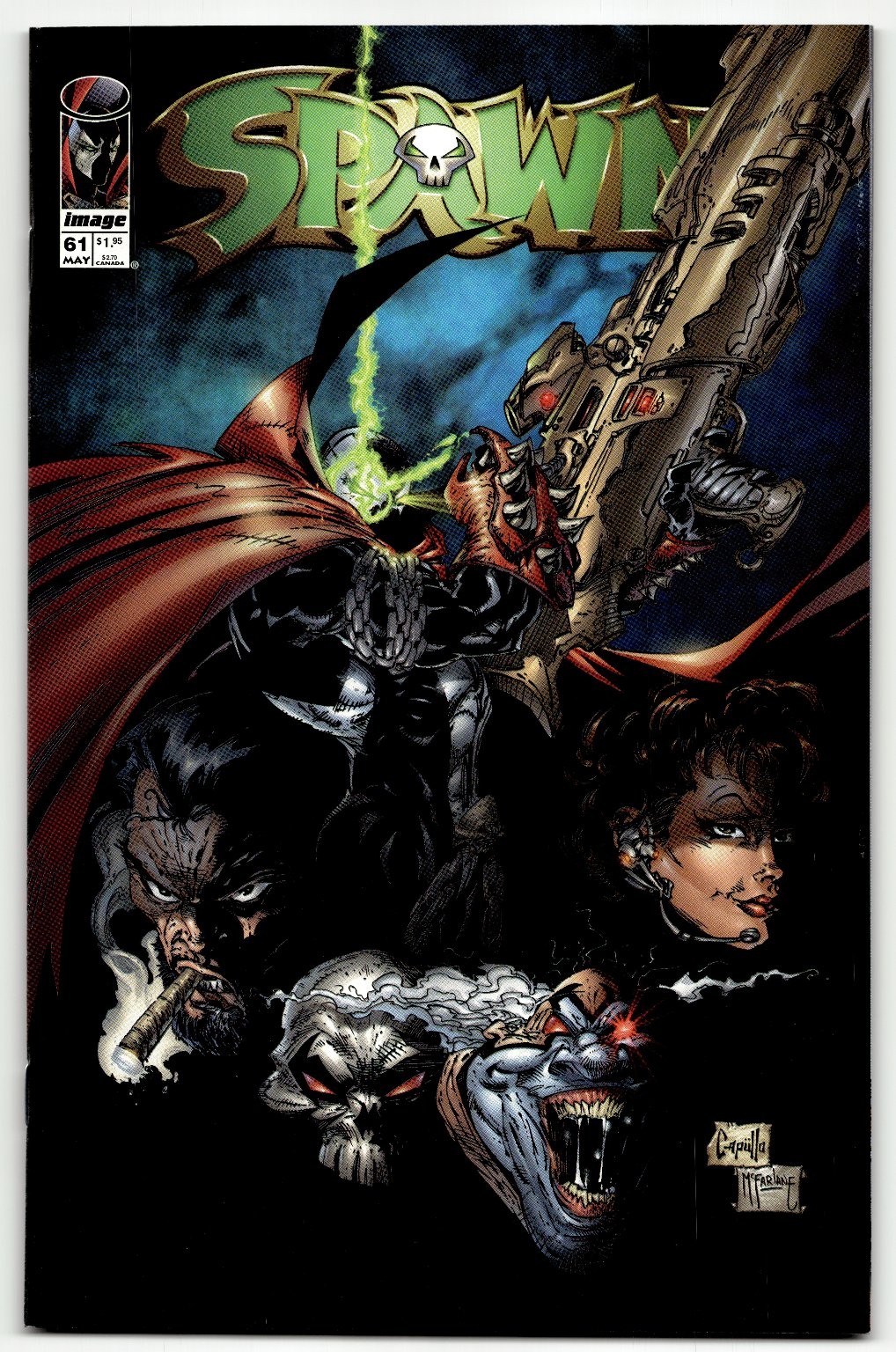 Spawn #61 Image Comics Greg Capullo Todd McFarlane Cover 1997