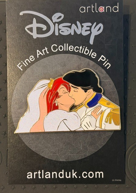 Ariel & Eric First Kiss LE200 Artland/Disney Little Mermaid Pin