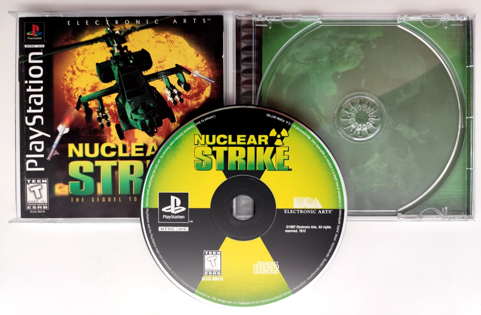 Nuclear Strike (Sony PlayStation 1 PS1, 1997) COMPLETE CIB Tested & Cleaned