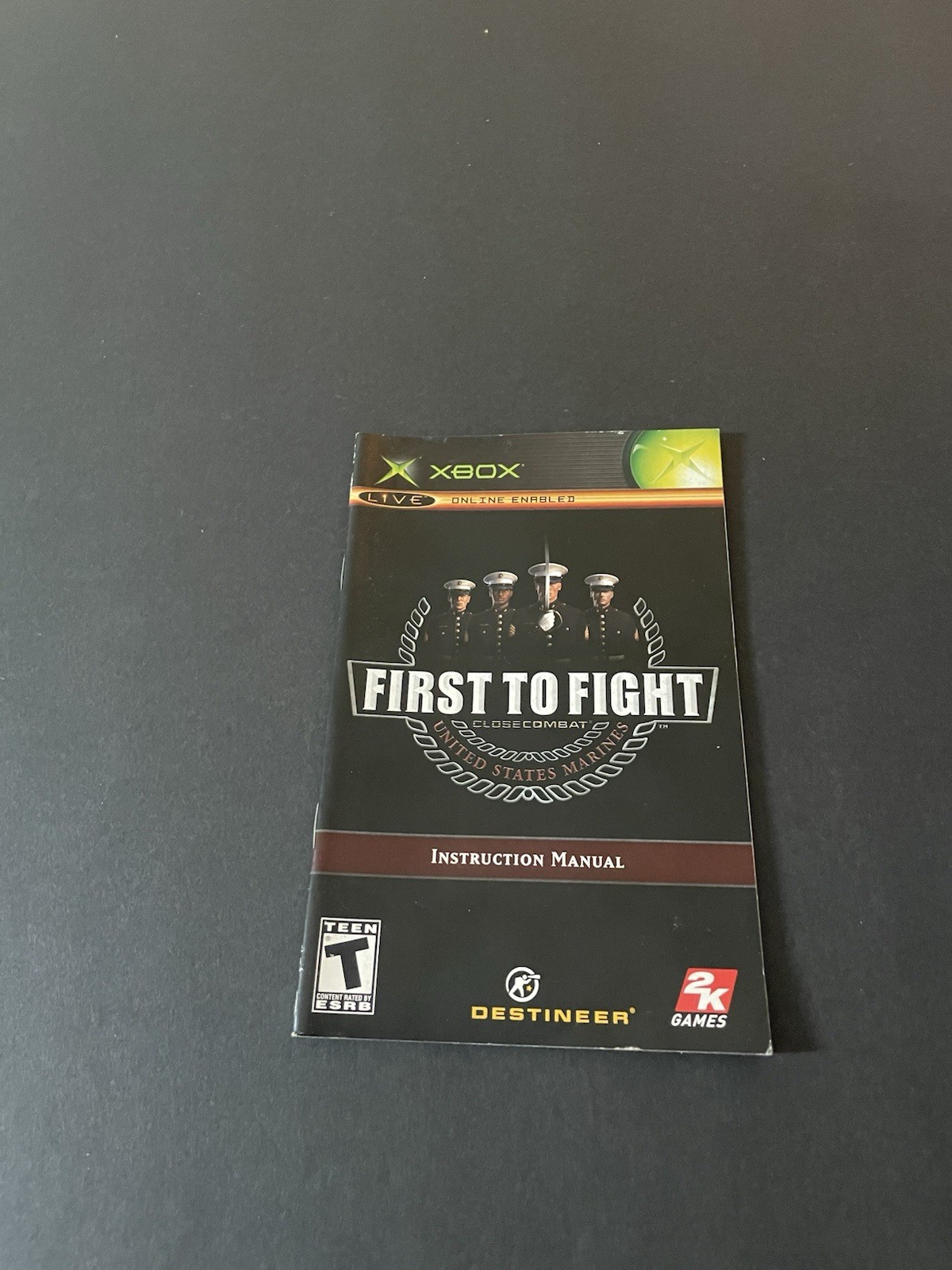 close combat first to fight Xbox Manual Only