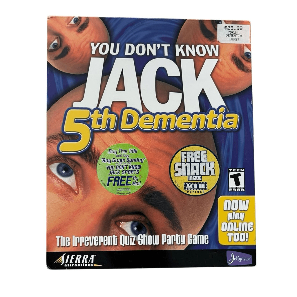 You Don’t Know Jack 5th Dementia PC CD-ROM For Windows 2000/98/95