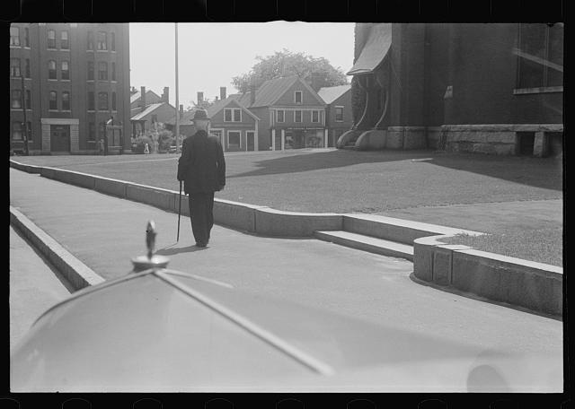 Children playing in street Manchester New Hampshire 1930s Historic Old Photo 5
