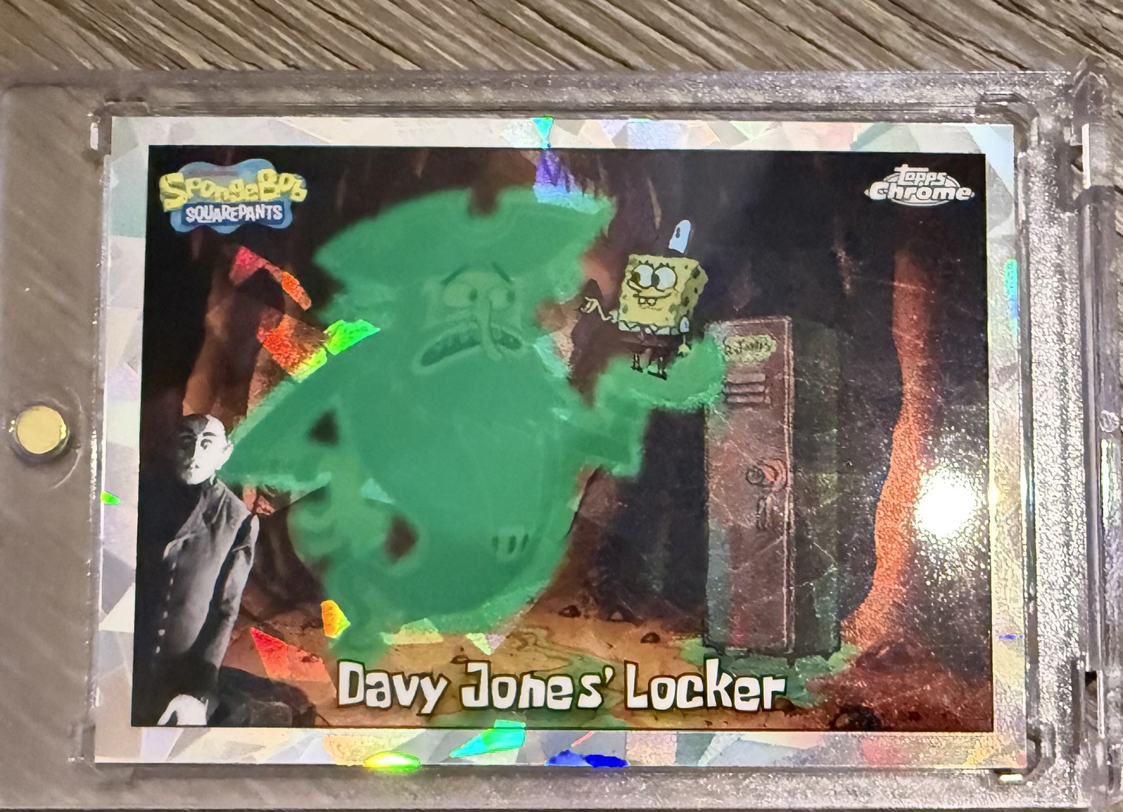 🔥2025 Topps SpongeBob l Davy Jones' Locker cracked ice nightshift manager SSP 