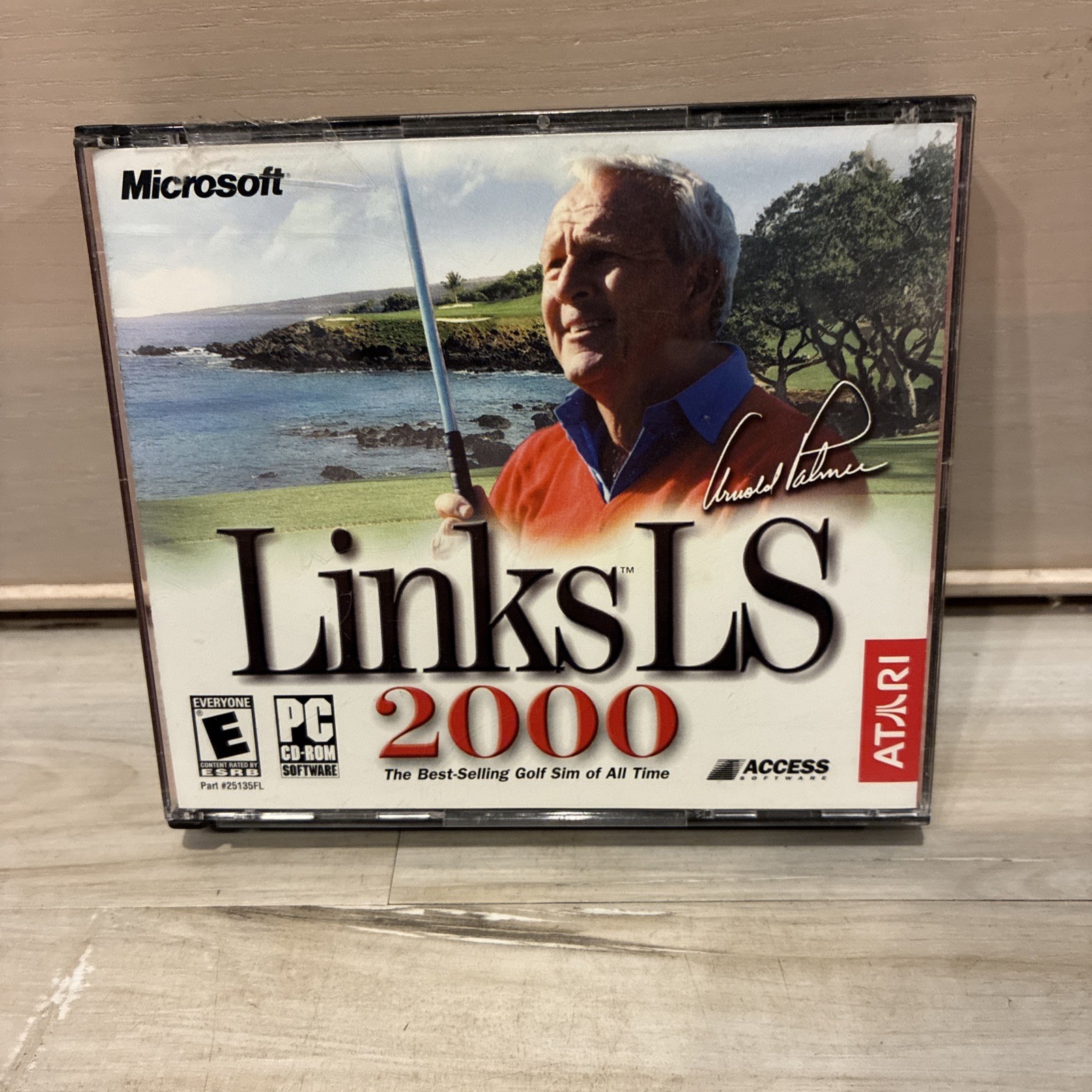 Links LS 2000, Atari PC CD-Rom WIN 95/98/NT GOLF SIM Windows  Atari Excellent