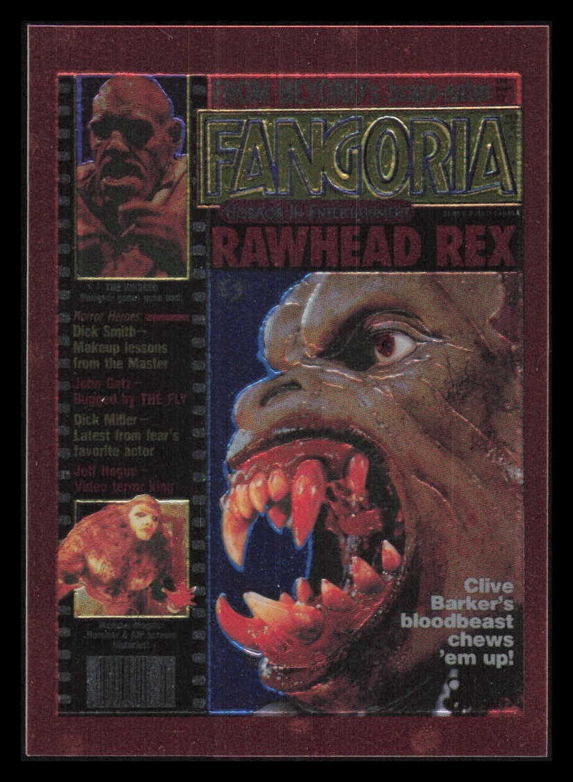 1992 Starlog Comic Images Fangoria Chromium Insert Card #1C Rawhead Rex