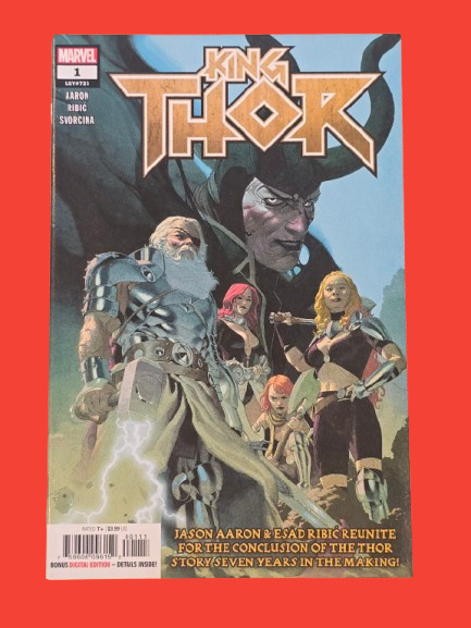 King Thor #1 2019 Marvel 1st Print Esad Ribic Cover Jason Aaron