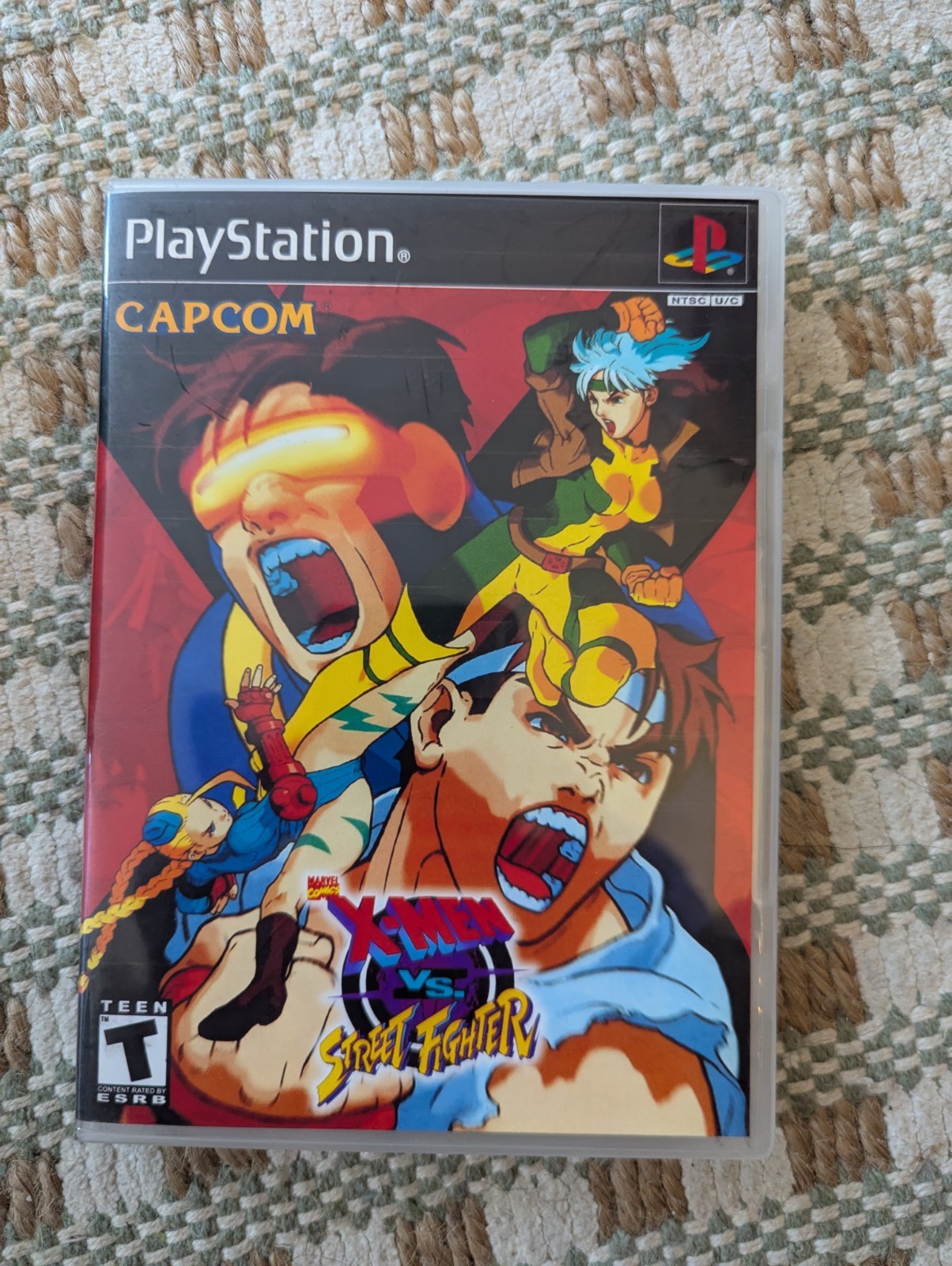 Capcom X-Men vs. Street Fighter PS1 1998 Disc Only 
