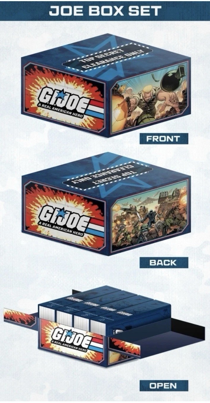 GI Joe G.I. Box Set Compendium #1-4 Snake Eyes 1st Print Skybound Kickstarter