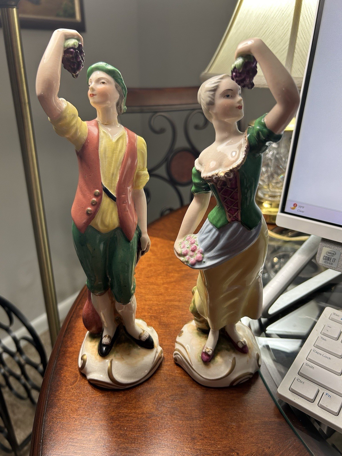Tyndale Large Porcelain Figurines, Very Old