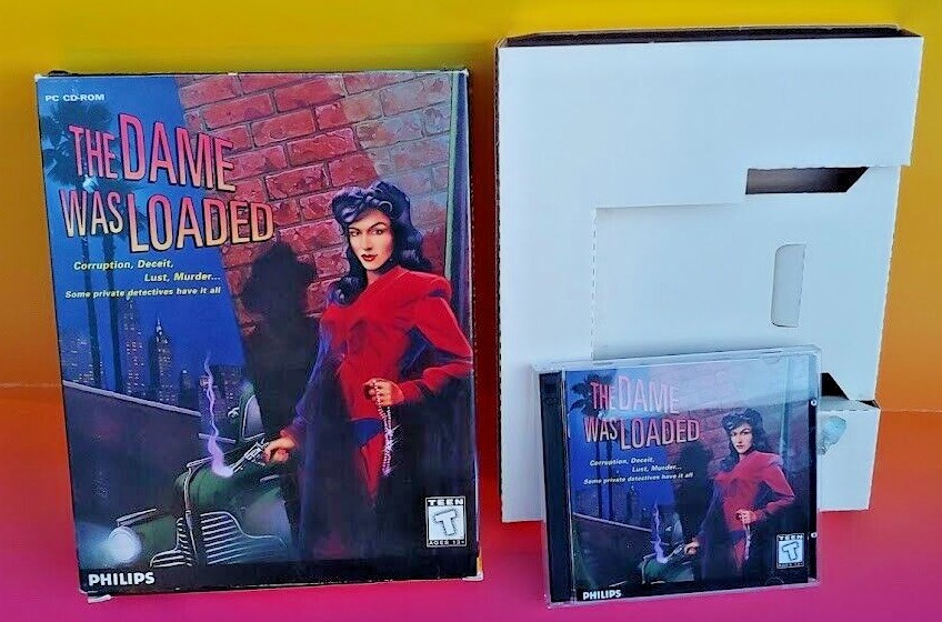 THE DAME WAS LOADED Philips Media CD for Play in Windows 11 thru XP BIG BOX PC