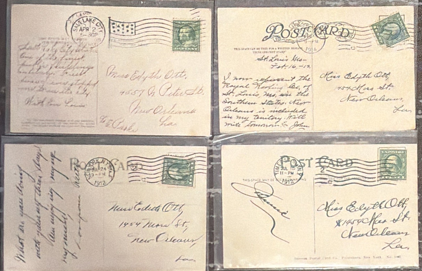 Vintage Used Postcards From Early 1900’s