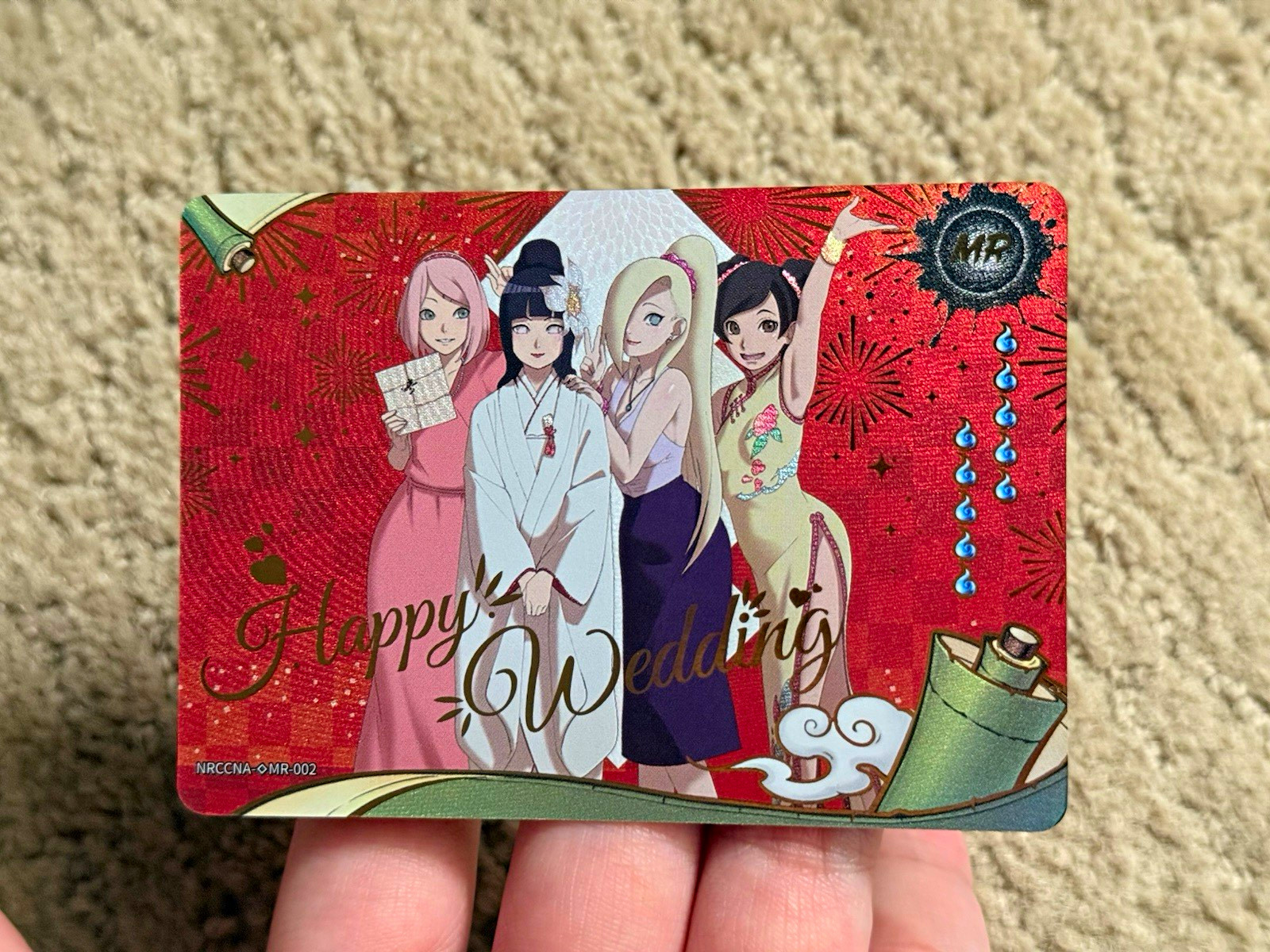 KAYOU NARUTO LOW Serial 036/999 Happy Wedding 🔹MR-002 Naruto Shippuden ENG