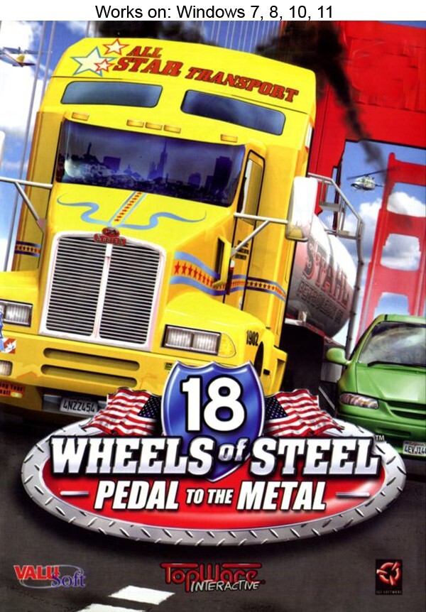 18 Wheels of Steel: Pedal to the Metal PC Game 2004 Windows 10 11