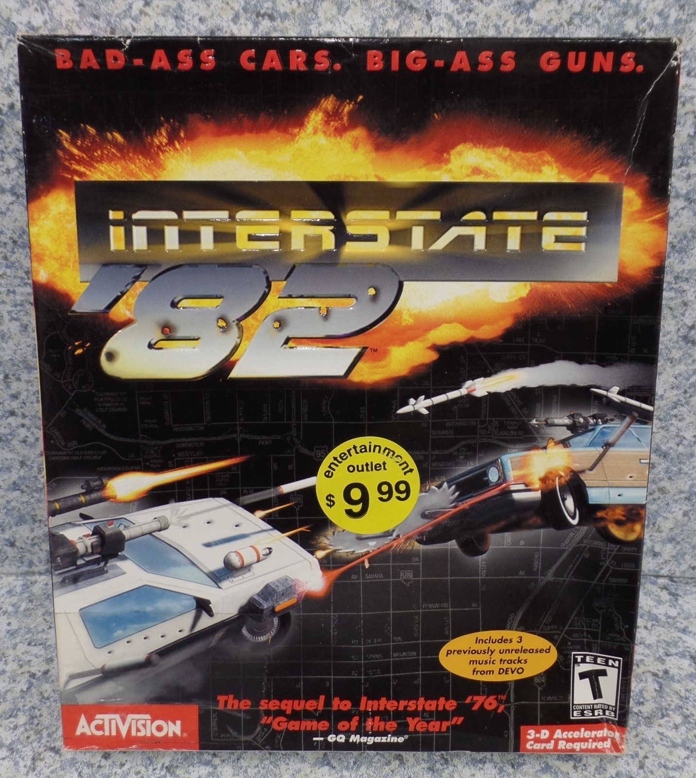 Video Game PC Interstate \'82 #1 NEW SEALED Big Box