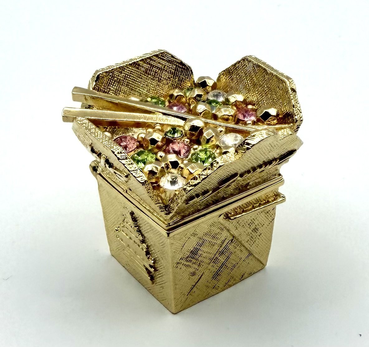 2009 Estee Lauder Glimmering Take-Out Pleasures Solid Perfume Box Pouch