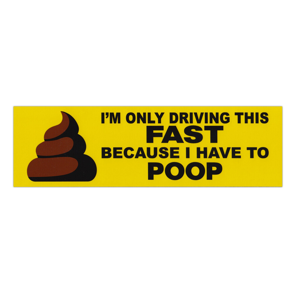 Funny Magnet, Only Driving Fast Because Have To Poop (Pranks, Practical Jokes)
