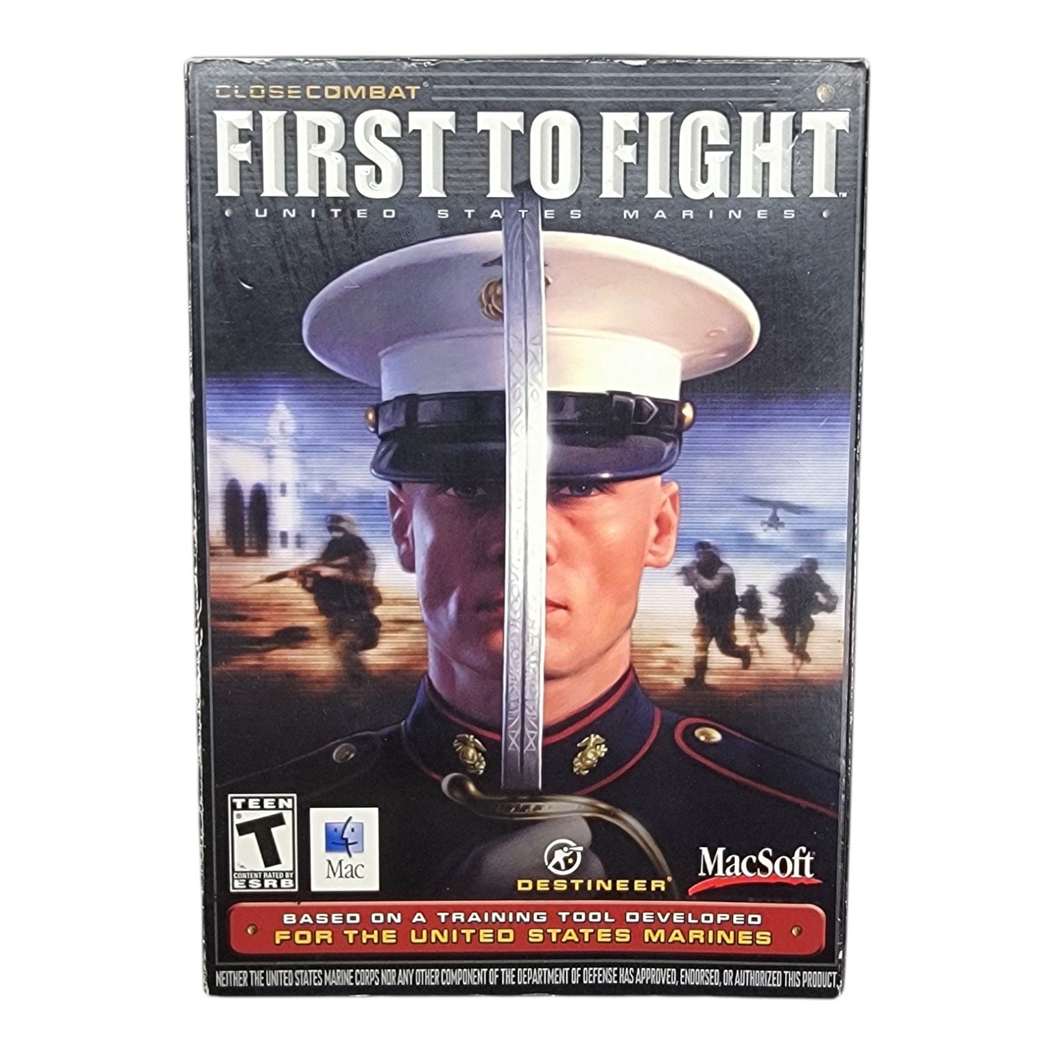 Close Combat First to Fight Apple Mac Video Game Big Box Sealed Disc 2005 CIB