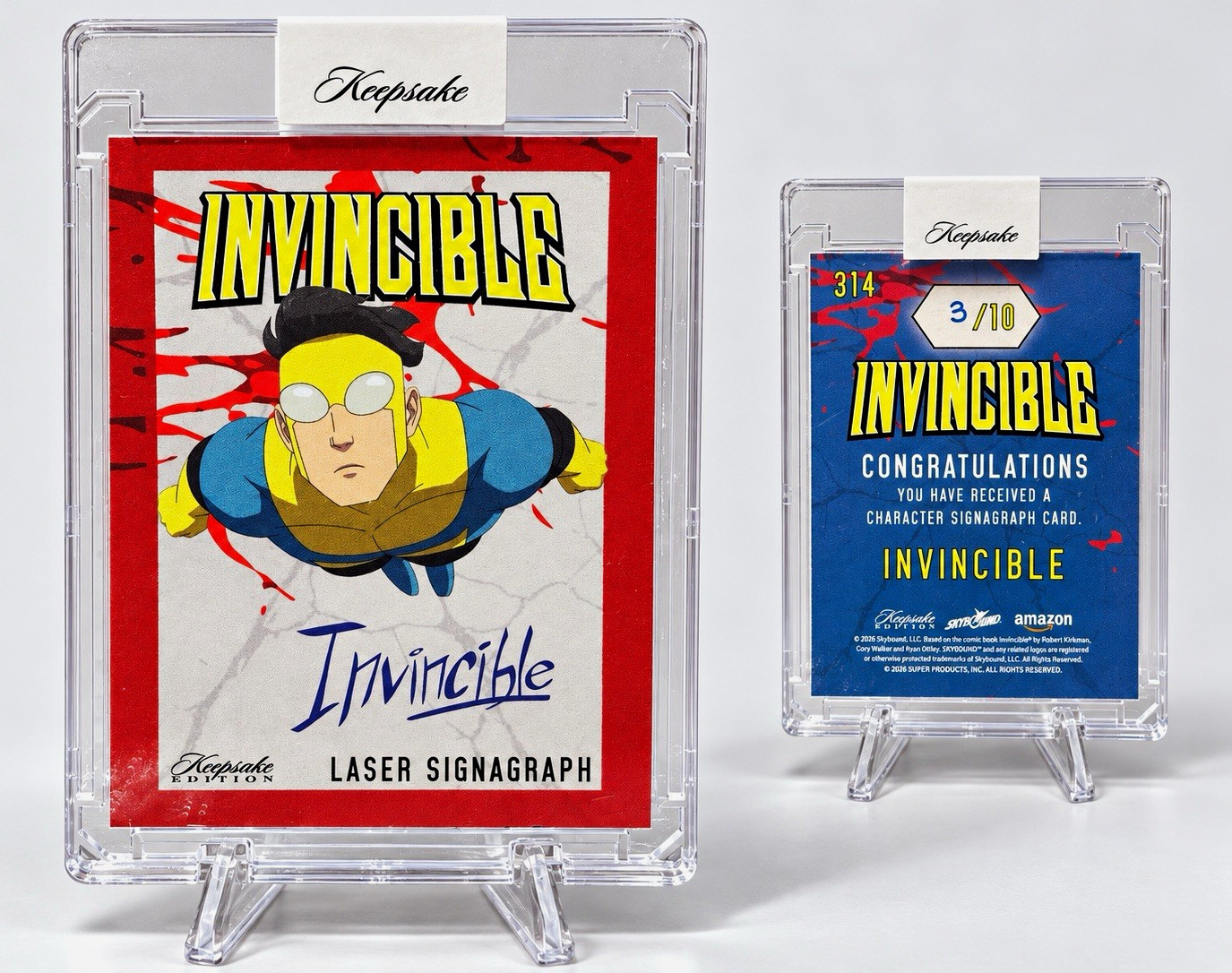 2026 Invincible Keepsake Edition #314 Laser Signagraph 3/10 Sealed
