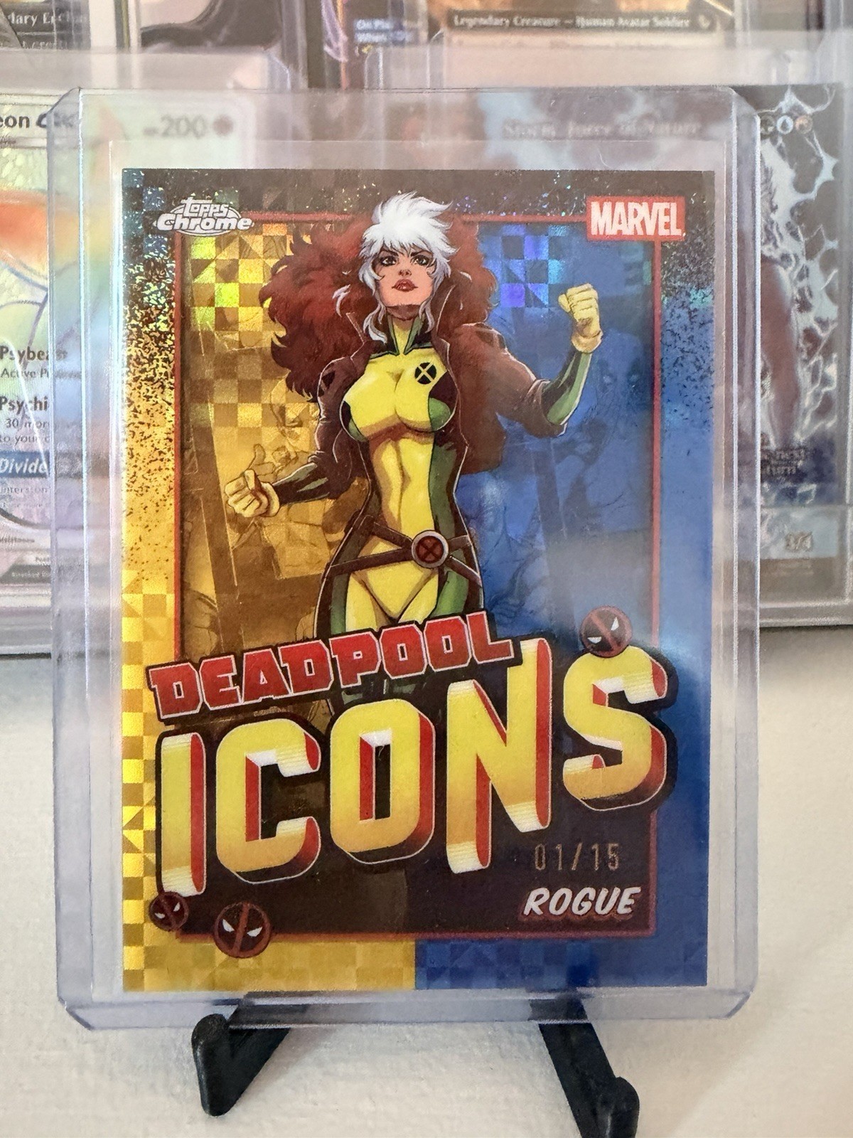 2025 Topps Chrome Marvel, Rouge, Deadpool Icons X- Factor 01/15 DI-9