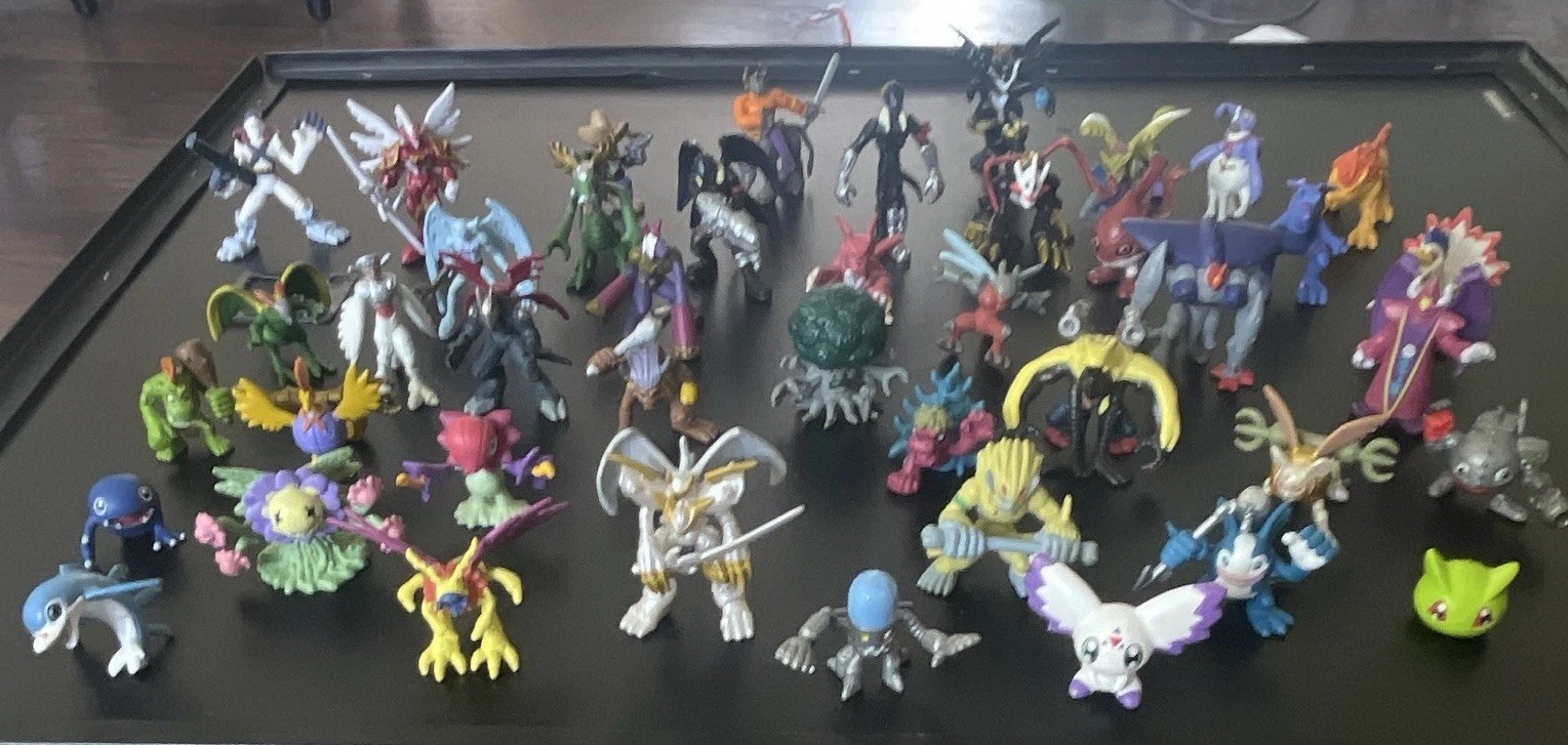 2001 Bandai Digimon Mixed Lot 43 Total Figures 