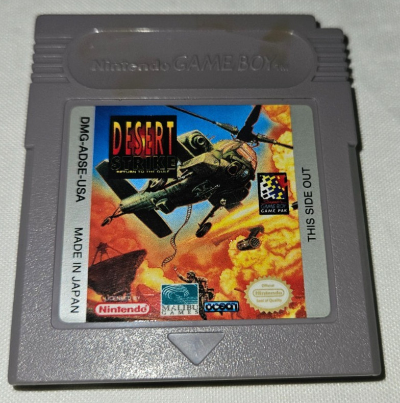 Desert Strike Return to the Gulf Cartridge Only Authentic Nintendo Game Boy USA