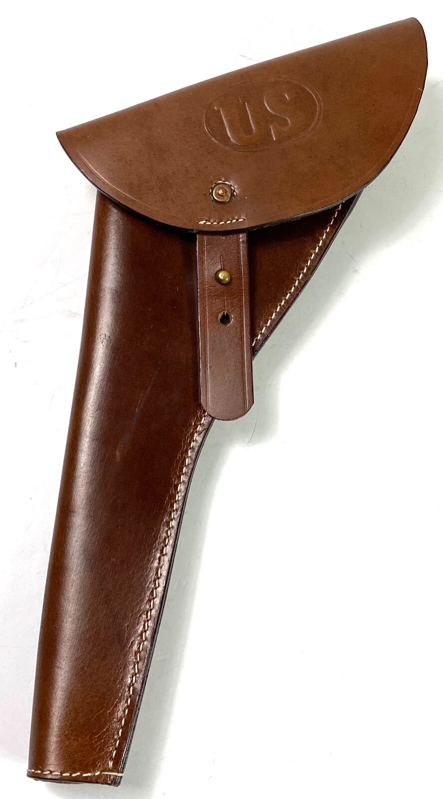 INDIAN WARS US ARMY M1873 REVOLVER PISTOL LEATHER HOLSTER-OILED, 
