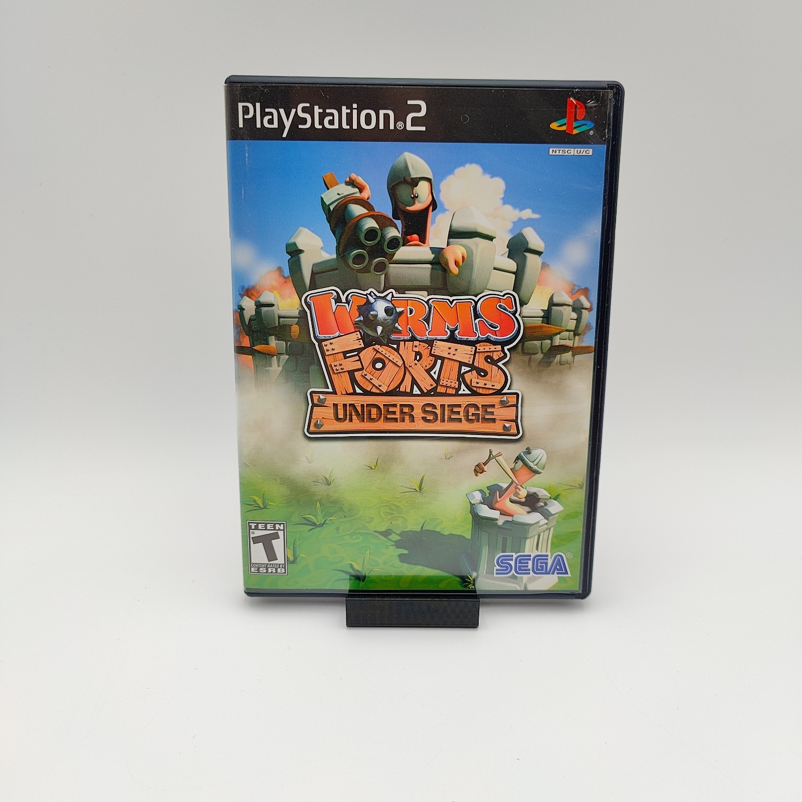 Worms Forts: Under Siege (Sony PlayStation 2, 2005) PS2 CIB Complete Tested