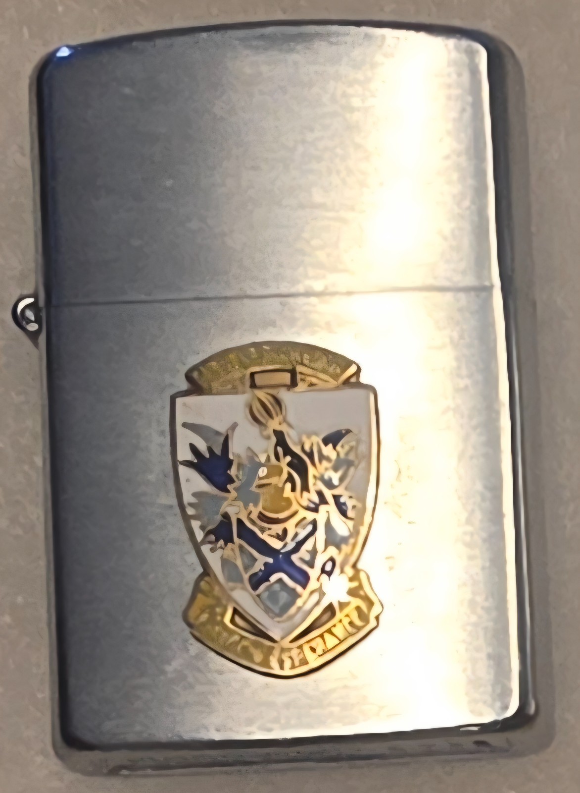 Vintage Metal Lighter, USS McKean DD-784,  Destroyer Ship, Navy, Command Lighter