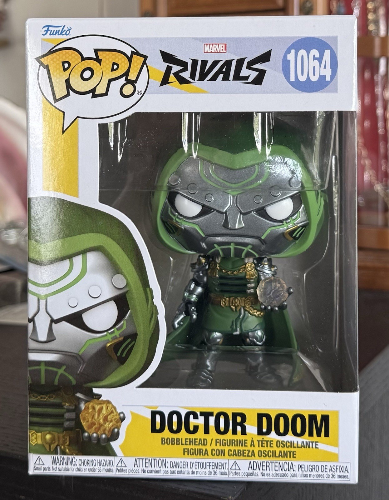 Funko Pop Games: DOCTOR DOOM #1064 Marvel Rivals Games w/Protector