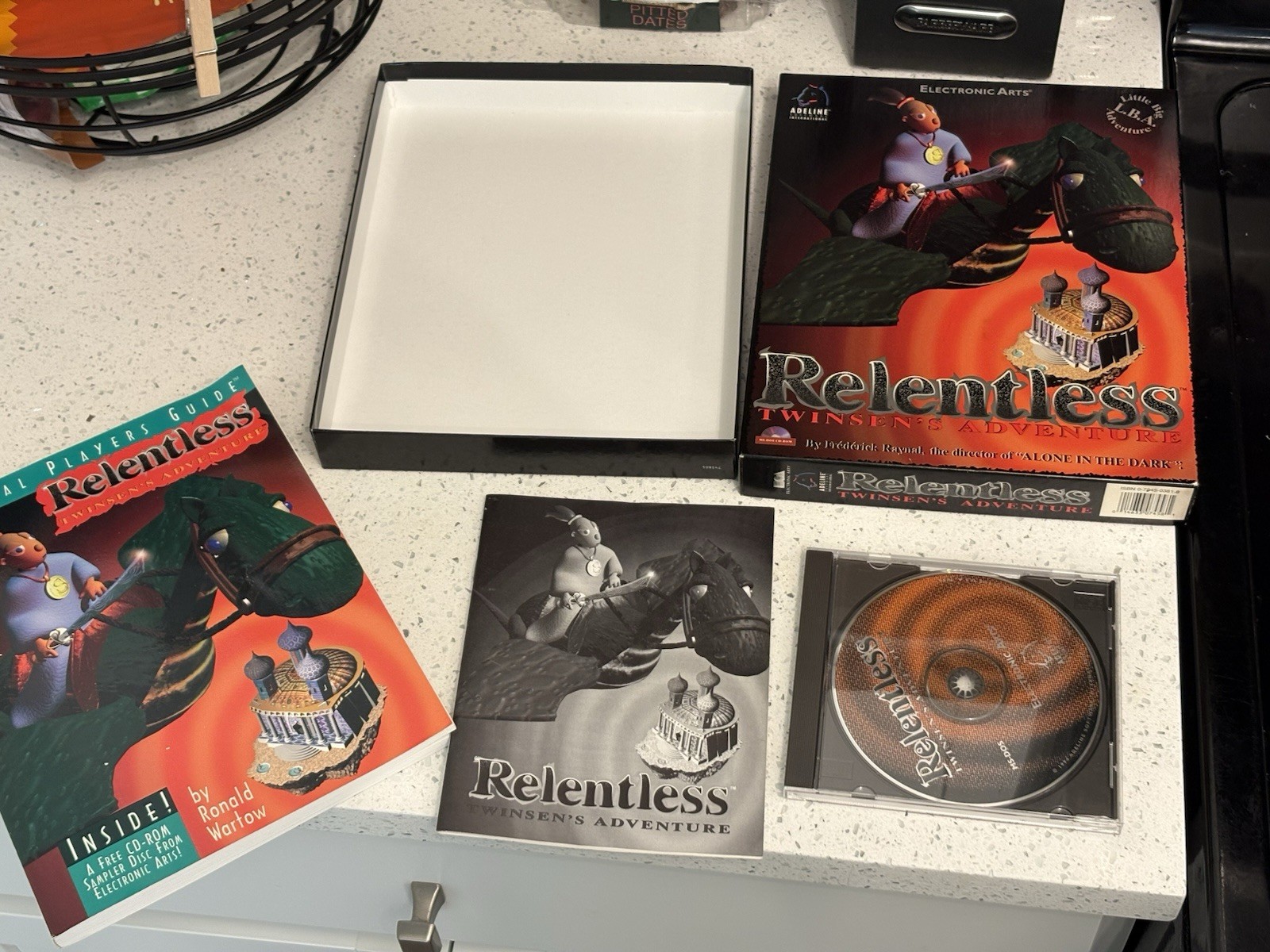 Relentless: Twinsen\'s Adventure Big Box (PC, 1994) Complete With Manual 