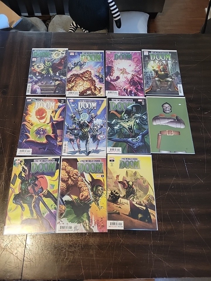 ONE WORLD UNDER DOOM 1 2 3 4 5 6 7 8 9 NM variants Doctor Doom complete Variants