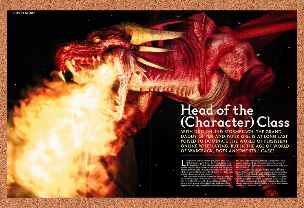 2006 Dungeons & Dragons Online Stormreach PC Original Ad / Promo vr3