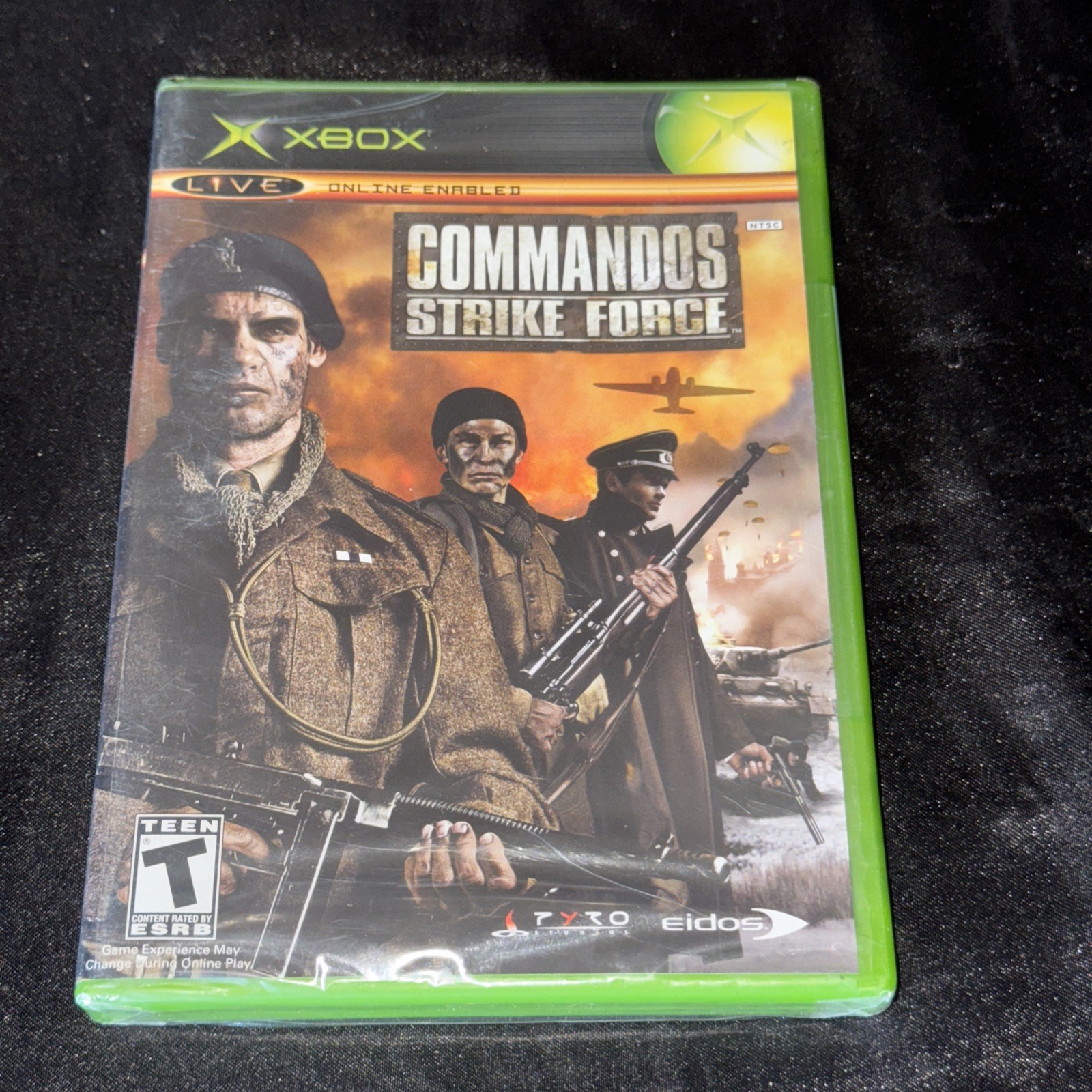 Xbox COMMANDOS: STRIKE FORCE (Microsoft Xbox, 2006) Live Online, Sealed Rare NEW