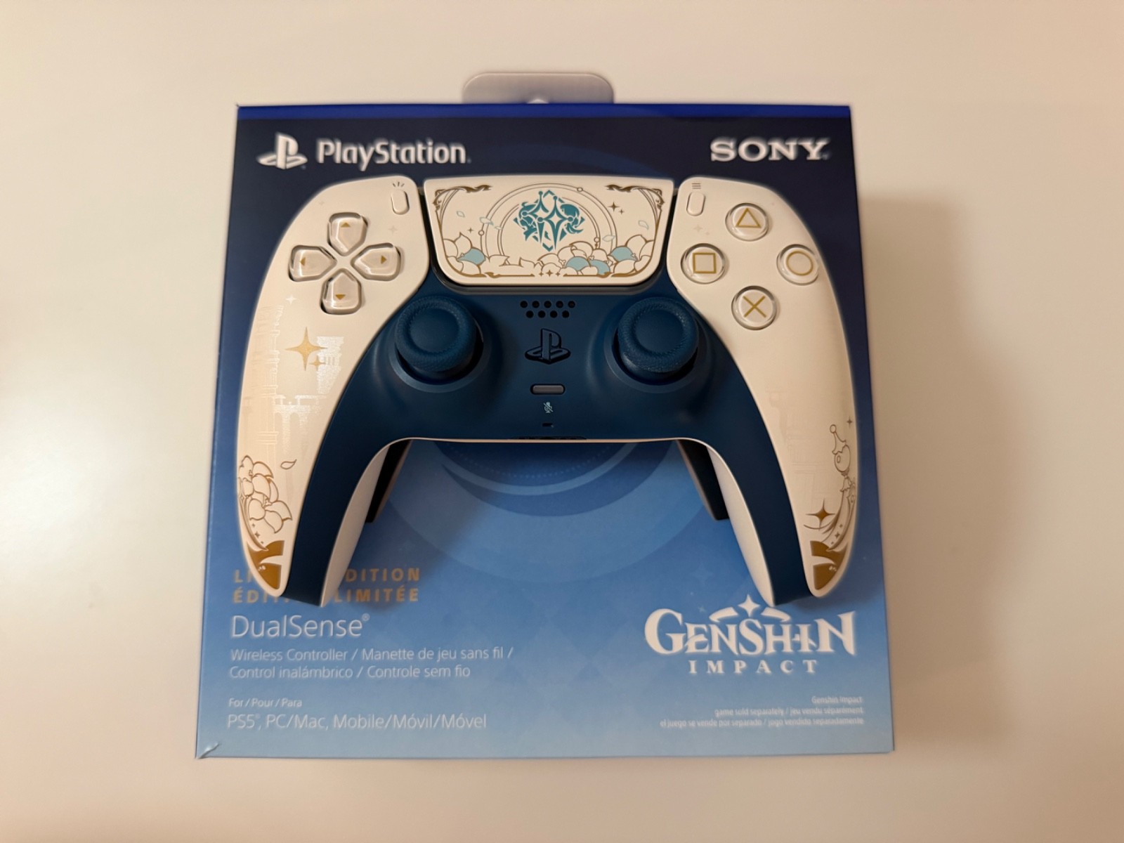 Sony DualSense Wireless Controller for PlayStation 5 - Genshin Impact Limited Ed