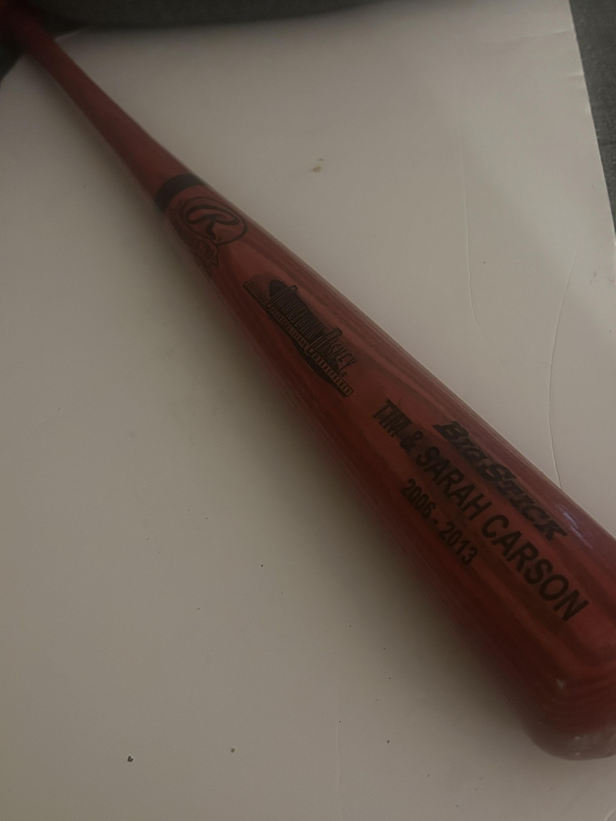 Rawlings Big Stick Baseball Bat Custom Engraved Redwood Downtown Disney