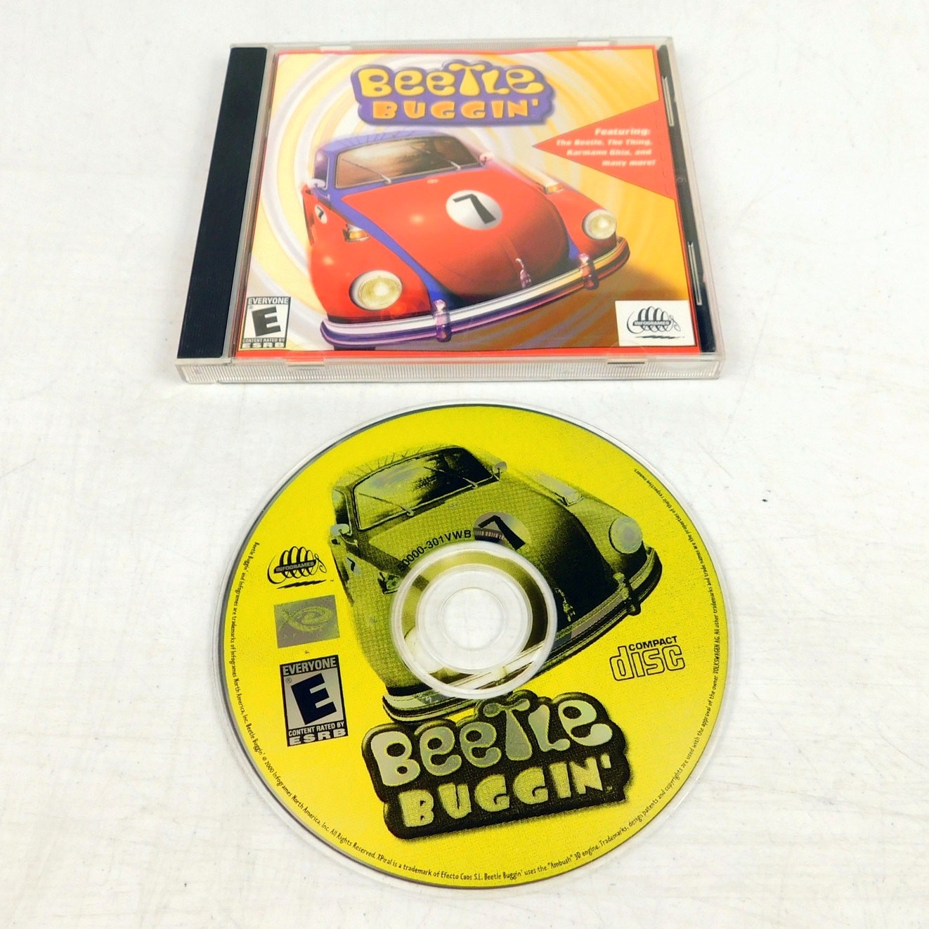 Beetle Buggin PC CD ROM Game Tested Infogrames 2000 Windows 95 98