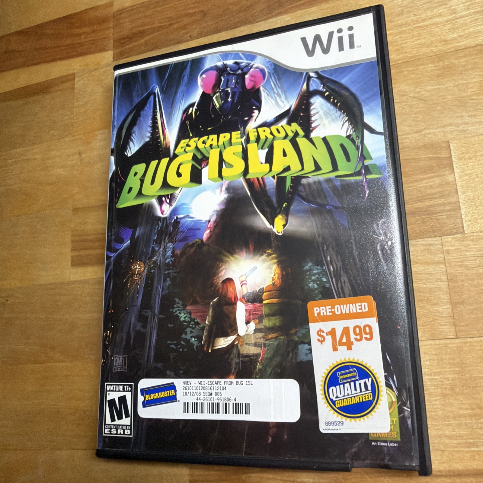 Escape From Bug Island (Nintendo Wii, 2007) Tested 