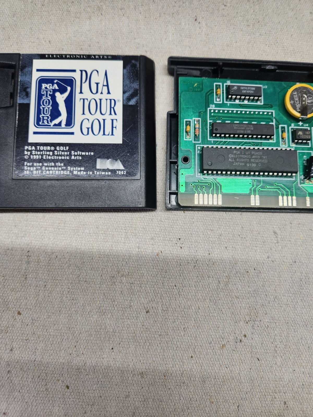 PGA Tour Golf NEW BATTERY TESTED SAVES (Sega Genesis, 1991) Check out my games