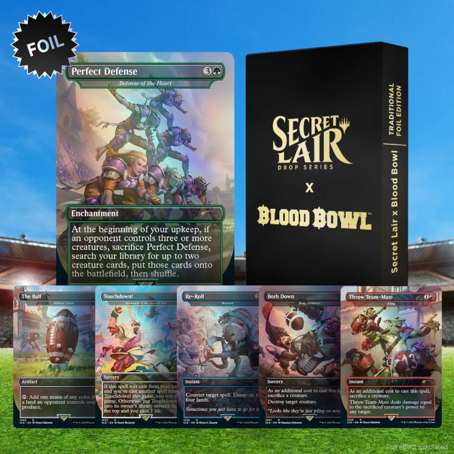 Magic: The Gathering TCG: Secret Lair x Blood Bowl - FOIL EDITION