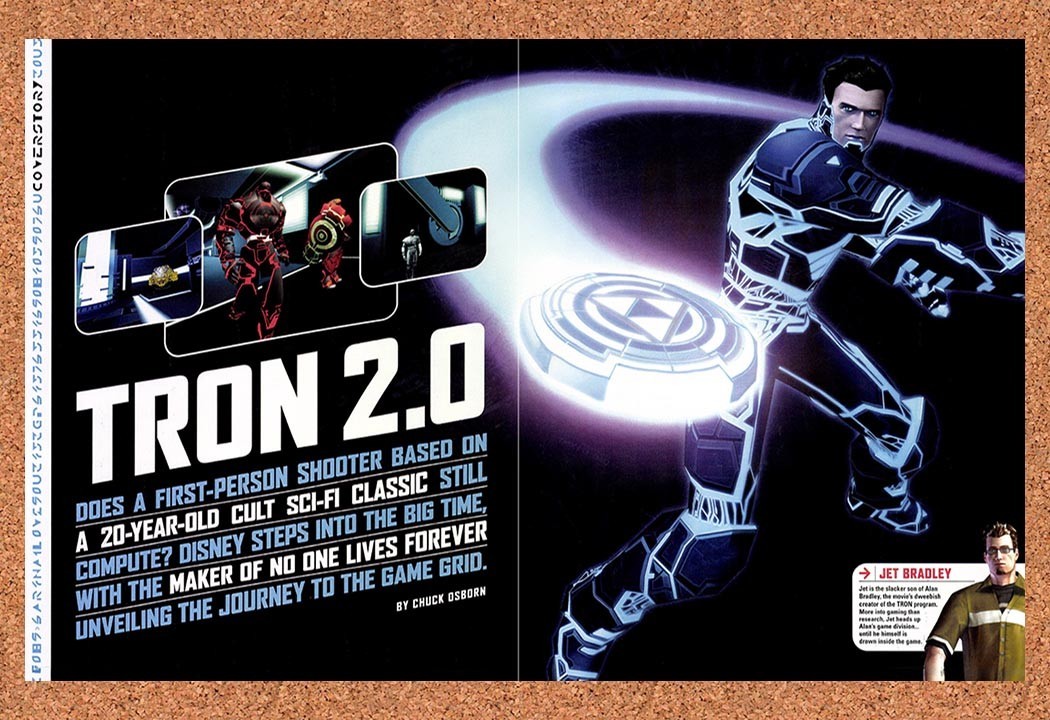 2002 Tron 2.0 PC Original Advertisement / Retro Promo vr1