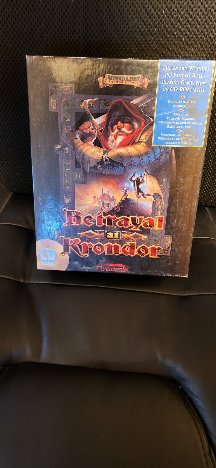 Betrayal at Krondor PC CD-ROM Big Box CIB Map Manual Sierra Dynamix Raymond Feis