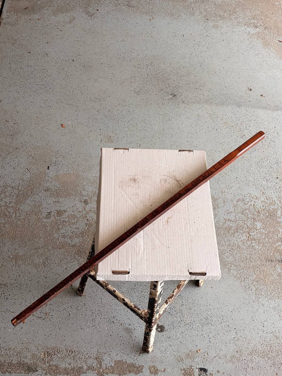 International Harvester McCormick Deering Farm  Wooden Fuel Measuring Yard Stick