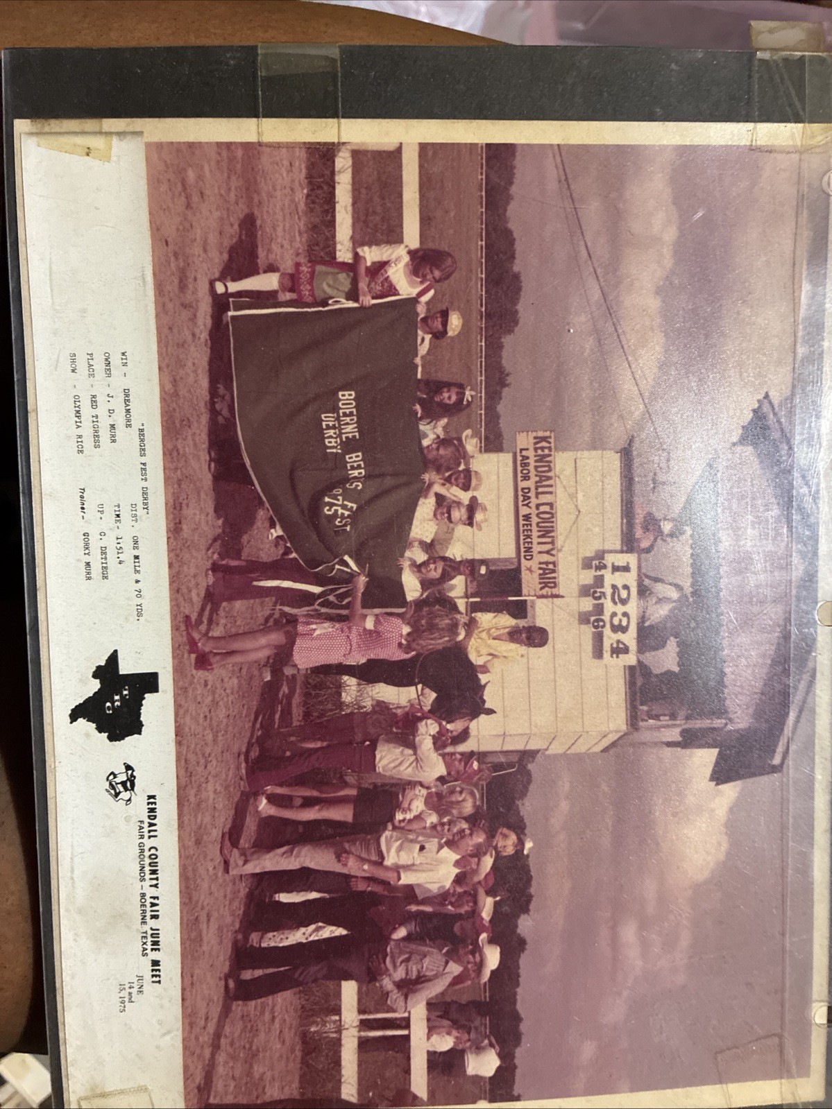 Kendall County Fair June Meet 1975