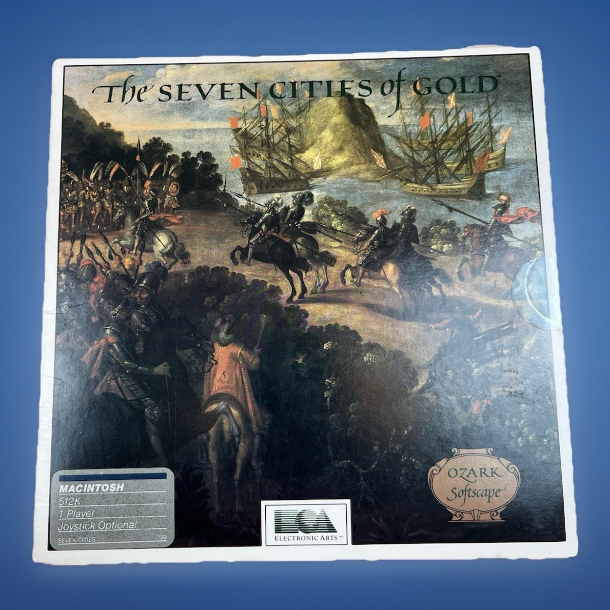 The Seven Cities of Gold Macintosh Folio Electronic Arts RARE Vintage - NO GAME